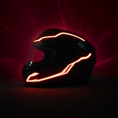 GhostSteer Helmet Lights